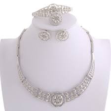 Silver Necklace Set